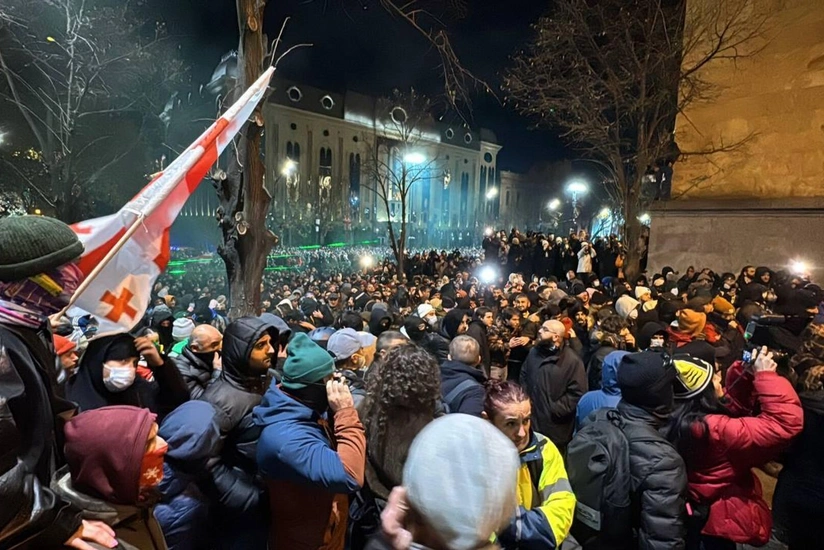 Tbilisidə keçirilən son etirazlarda DİN-in 113 əməkdaşı xəsarət alıb