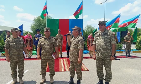 Raket və Artilleriya Qoşunlarının hərbi hissəsində tədbir keçirilib