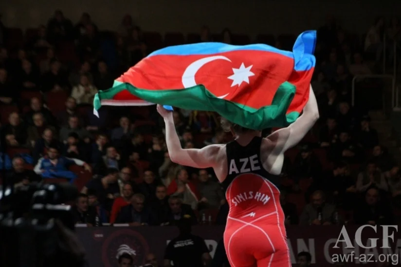 Azərbaycanın daha bir qadın güləşçisi Avropa çempionu olub - FOTO