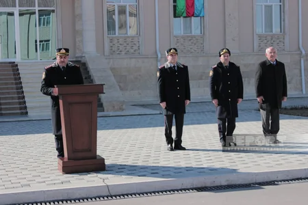 Naxçıvan DİN-in Orta İxtisas Polis Məktəbində andiçmə mərasimi keçirilib