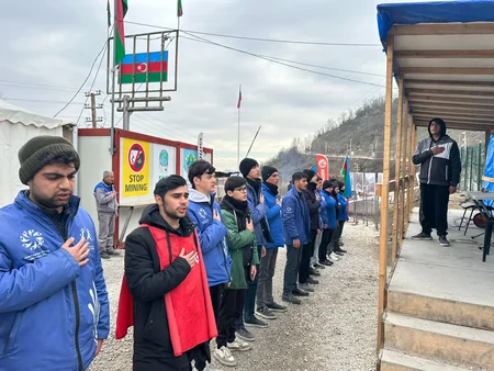 Protest on Khankandi-Lachin road going on for 119 days