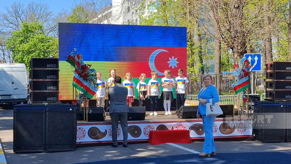 Ukraynanın İrpen şəhərində ölkədə ilk dəfə olaraq Azərbaycan mədəniyyəti günü keçirilib
