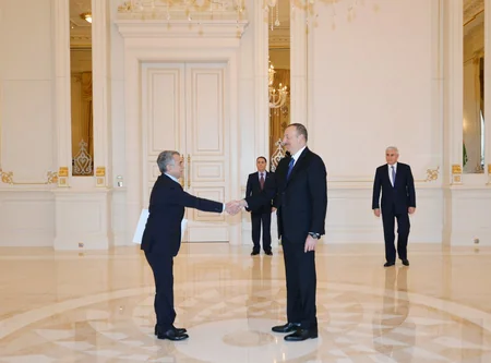 President Ilham Aliyev receives credentials of newly appointed Algerian and Mongolian Ambassadors