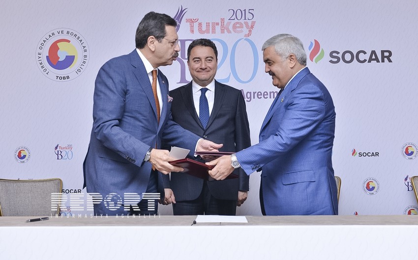 SOCAR ilə Türkiyə Odalar və Borsalar Birliyi arasında müqavilə imzalanıb