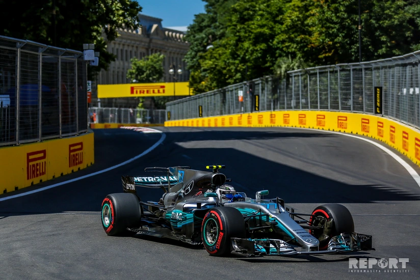 Formula 1 üzrə Azərbaycan Qran Prisinin sonuncu sərbəst yürüşünə yekun vurulub - FOTOREPORTAJ