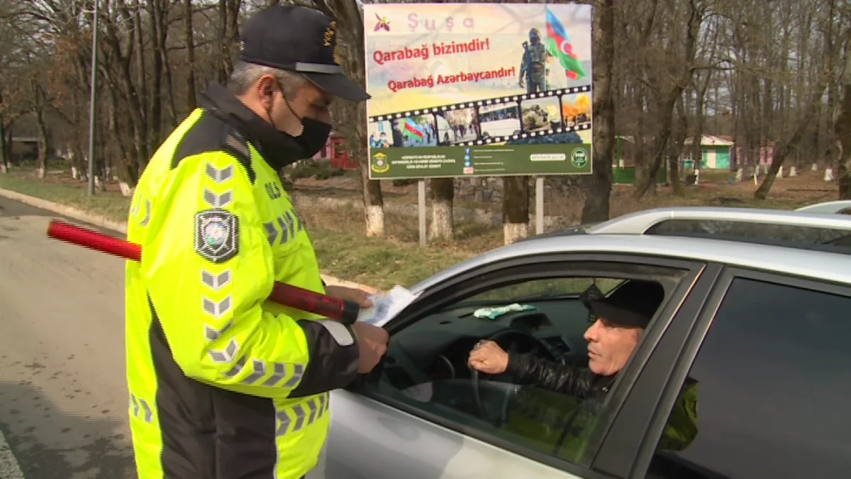 Masallıda qaydaları pozan 35 sürücü cərimələnib