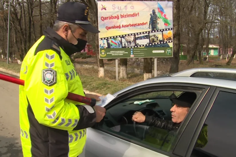 Masallıda qaydaları pozan 35 sürücü cərimələnib