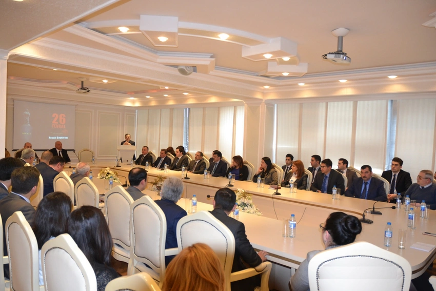 Dövlət Reklam Agentliyinin kollektivi Xocalı soyqırımının 26-cı anım mərasimini qeyd edib