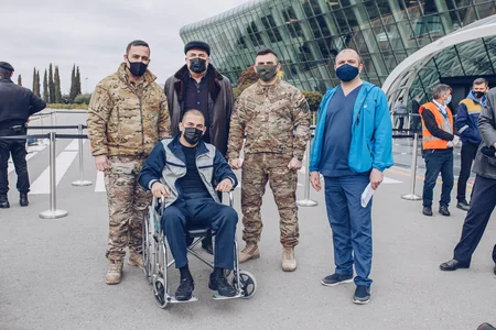 Daha 27 qazi müalicə üçün Türkiyəyə göndərildi