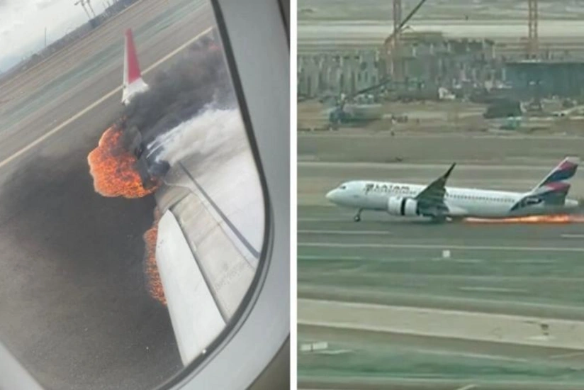 Peruda təyyarə yanğınsöndürən maşınla toqquşub, ölənlər var