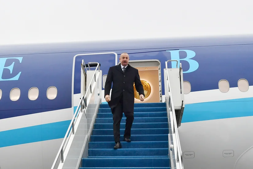 President Ilham Aliyev embarks on visit to Kazakhstan