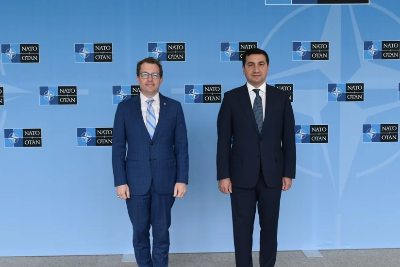Azərbaycan Prezidentinin köməkçisi Brüsseldə NATO Baş katibinin köməkçisi ilə görüşüb - YENİLƏNİB-2
