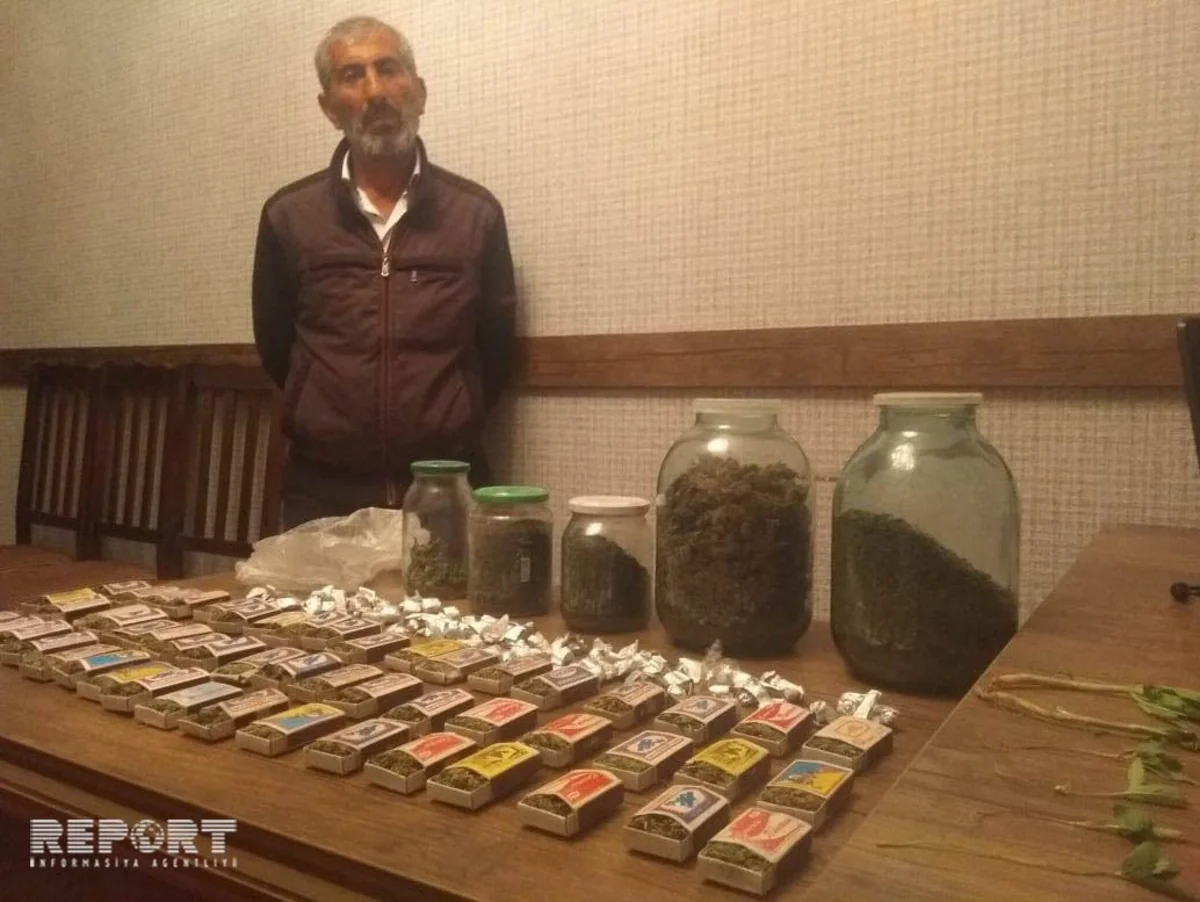 Salyan sakinindən narkotik maddə aşkarlanıb - FOTO