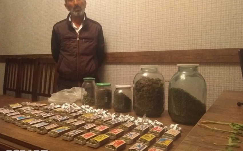 Salyan sakinindən narkotik maddə aşkarlanıb - FOTO
