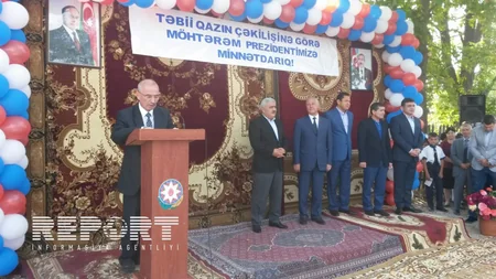 ​Xaçmaz rayonunun Alekseyevka kəndinə ilk dəfə təbii qaz verilib - FOTO