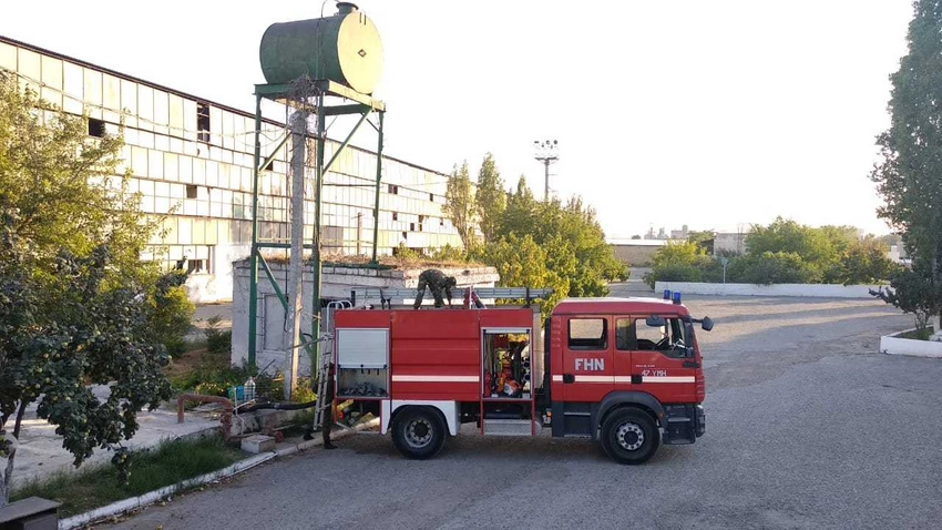 Taxta bazarında yanğının söndürülməsinə dəmiryolçular da cəlb olunub