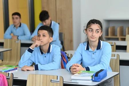 Füzulidə 30 ildən sonra ilk tədris ilinin zəngi çalınıb, nazir mərasimdə iştirak edib - YENİLƏNİB