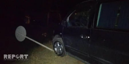 Tovuzda yol qəzası baş verib, xəsarət alan var - FOTO