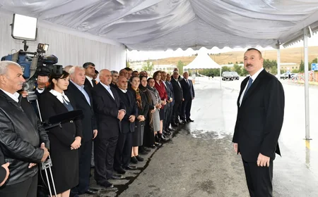 President Ilham Aliyev inaugurates Shamakhi-Chol Goylar-Padar highway
