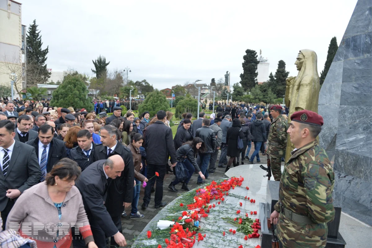 Lənkəranda Azərbaycanlıların Soyqırımı Günü qeyd olunub - FOTO