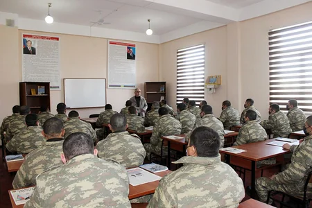 Hərbi qulluqçulara psixoloji dəstək fəaliyyətləri davam etdirilir
