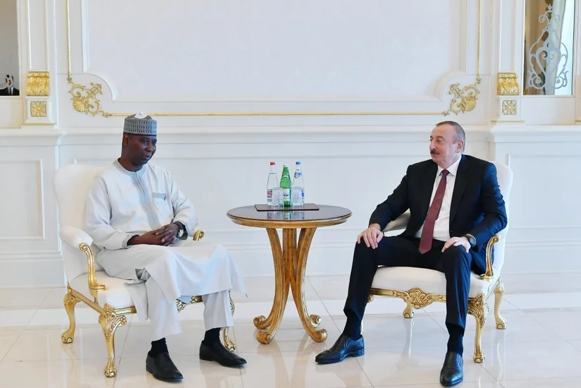 Президент Ильхам Алиев принял президента Генеральной Ассамблеи ООН Тиджани Мухаммада-Банде - ОБНОВЛЕНО