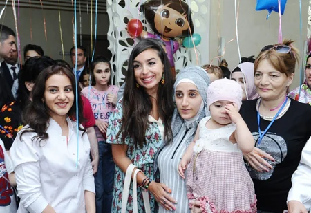 Heydər Əliyev Fondunun vitse-prezidenti Leyla Əliyeva növbəti dəfə Talassemiya Mərkəzində olub