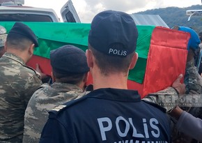 Şəhid Vüsal Orucov Qusarda dəfn edilib - YENİLƏNİB-2