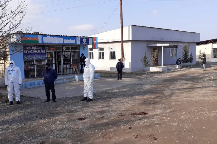 Ağstafada evdən icazəsiz çıxan koronavirus xəstəsi saxlanılıb