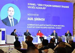 Şamaxıda konfrans çərçivəsində “Dini etiqadın sərbəst ifadəsi və söz azadlığı” adlı panel sessiya təşkil olunub