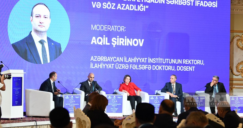 Şamaxıda konfrans çərçivəsində “Dini etiqadın sərbəst ifadəsi və söz azadlığı” adlı panel sessiya təşkil olunub