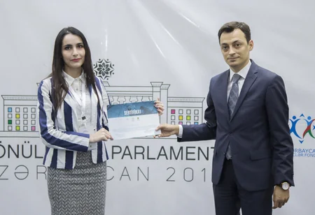 “Könüllülər Parlamenti Azərbaycan”- 2017 layihəsi başa çatıb