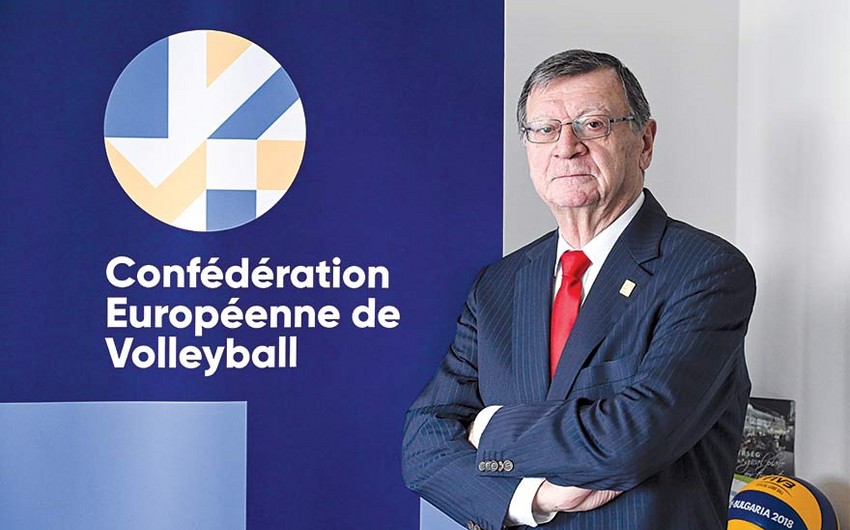 Avropa Voleybol Konfederasiyasının prezidenti Bakıya gəlir