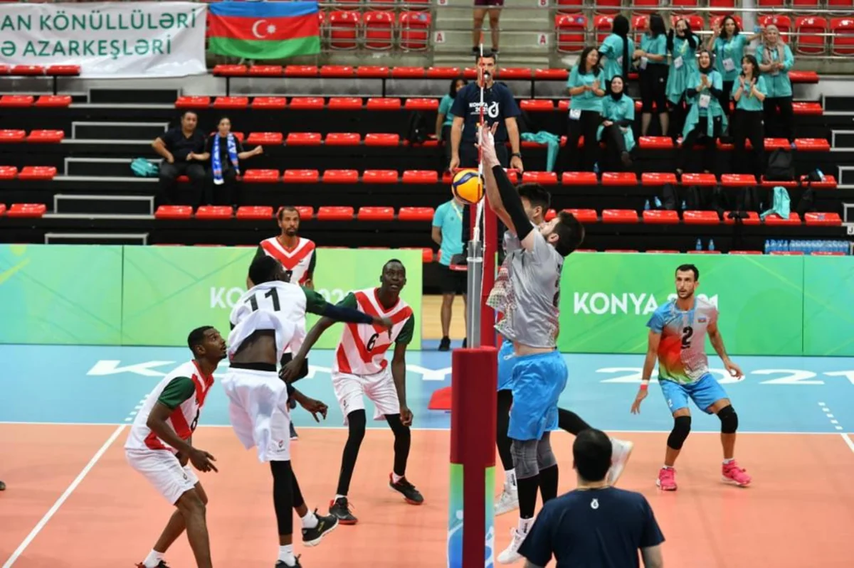 Konya-2021: Azərbaycan voleybol yığması Sudana qalib gəlib