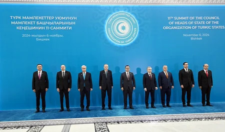 Prezident İlham Əliyev Türk Dövlətləri Təşkilatı Dövlət Başçılarının 11-ci Zirvə Görüşündə çıxış edib