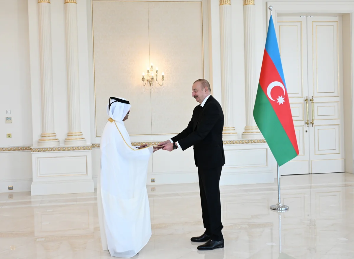 Президент принял верительные грамоты новоназначенного посла Катара в Азербайджане