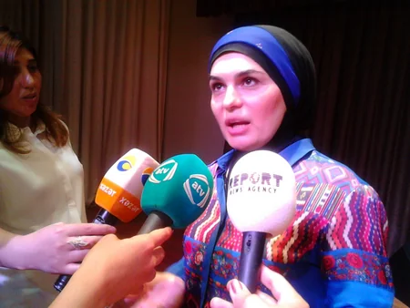 Əməkdar artist Fərqanə Qasımova Nəva muğamını təqdim edib