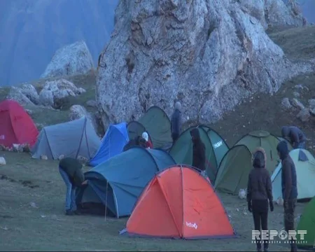 Heydər zirvəsinə yürüş başa çatıb - FOTO