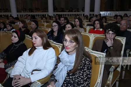 Mahnı və Rəqs Ansamblı Fikrət Əmirovun 100 illik yubileyi münasibətilə konsert proqramı ilə çıxış edib