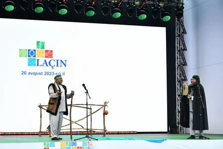 Laçın Şəhəri Günü tədbirləri çərçivəsində Dəli Domrul tamaşası nümayiş etdirilib