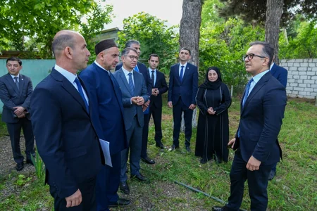 Ramin Məmmədov Qazaxda yerləşən dini ibadətgahların fəaliyyəti ilə tanış olub
