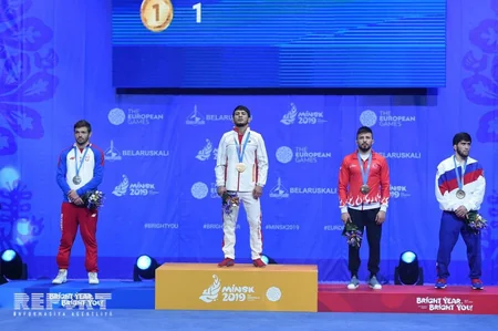 Minsk 2019: Mahir Amiraslanov claims Azerbaijans first wrestling gold
