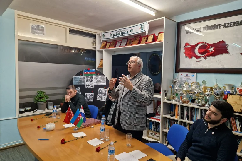 Haaqa şəhərində 20 Yanvar şəhidləri yad edilib
