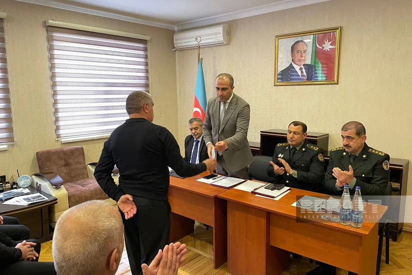 Əfv Sərəncamı 1 saylı Cəzaçəkmə Müəssisəsində icra olunub