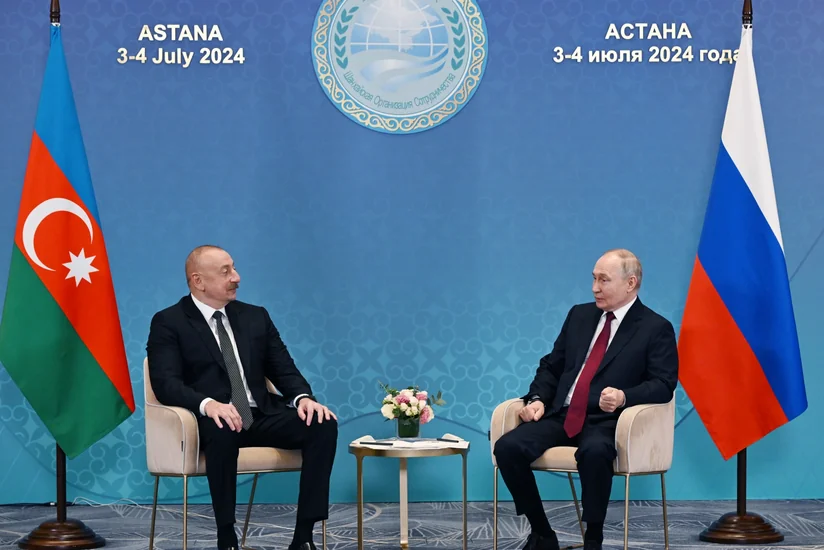 Vladimir Putin: Azərbaycanla Rusiya arasında hər şey müsbət inkişaf edir