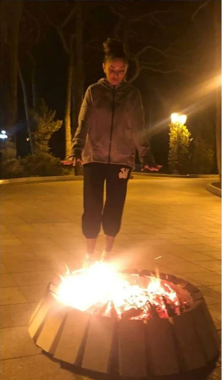 Prezident və ailəsi Yel çərşənbəsini qeyd etdilər - FOTO