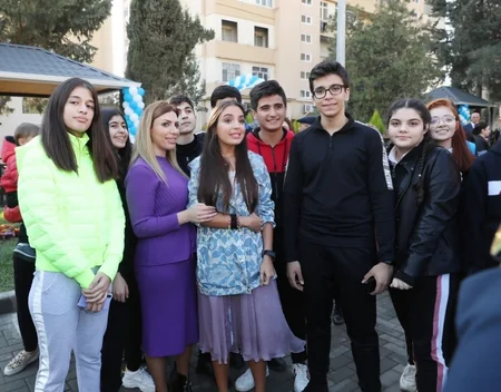 Bizim həyət layihəsi çərçivəsində abadlaşdırılan növbəti həyət istifadəyə verilib - FOTO