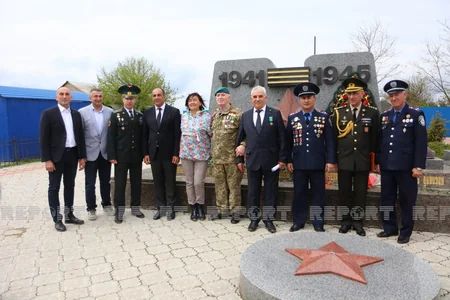 Ukraynada Azərbaycan diviziyası döyüşçülərinin xatirəsi anılıb