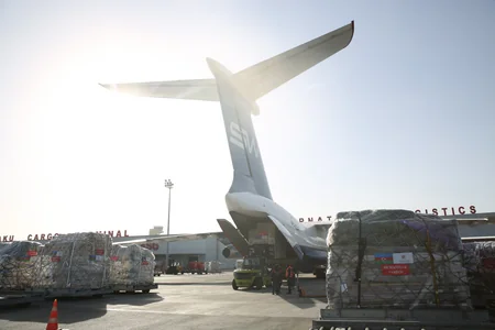 Another humanitarian aid plane leaves for Türkiye on instructions of Azerbaijan's First Vice-President