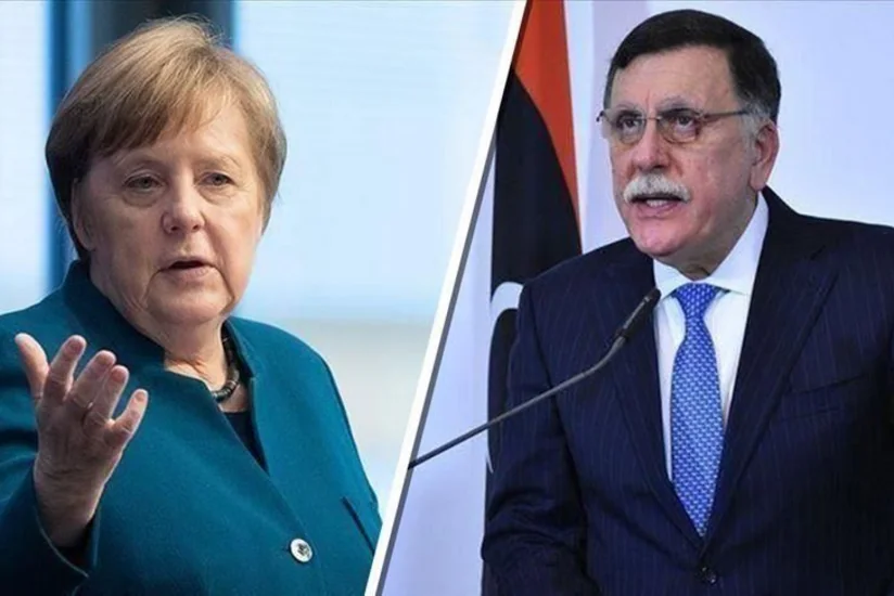 Merkel və Saraj Liviyada yaranmış vəziyyəti müzakirə etdilər